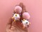 Confetti Spike Ball Earrings, Colorful Spike Pom earrings, pastel goth earrings, kawaii earrings, kawaii jewelry, cute earrings, pink product 6
